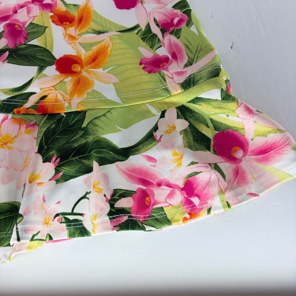 Tommy Bahama Everyday Active Tropical Floral Ruffle Skort Size XS - Picture 14 of 15